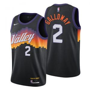 Maillot Basket 2020 21 Phoenix Suns Swingman Langston Galloway No. 2 City Edition Noir - Homme