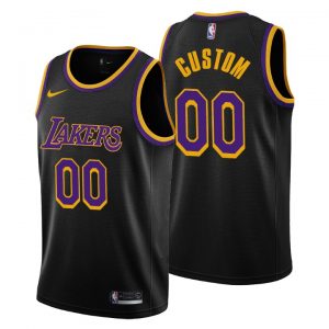 Maillot Basket Los Angeles Lakers Personnalisé 2020 21 Earned Edition Swingman