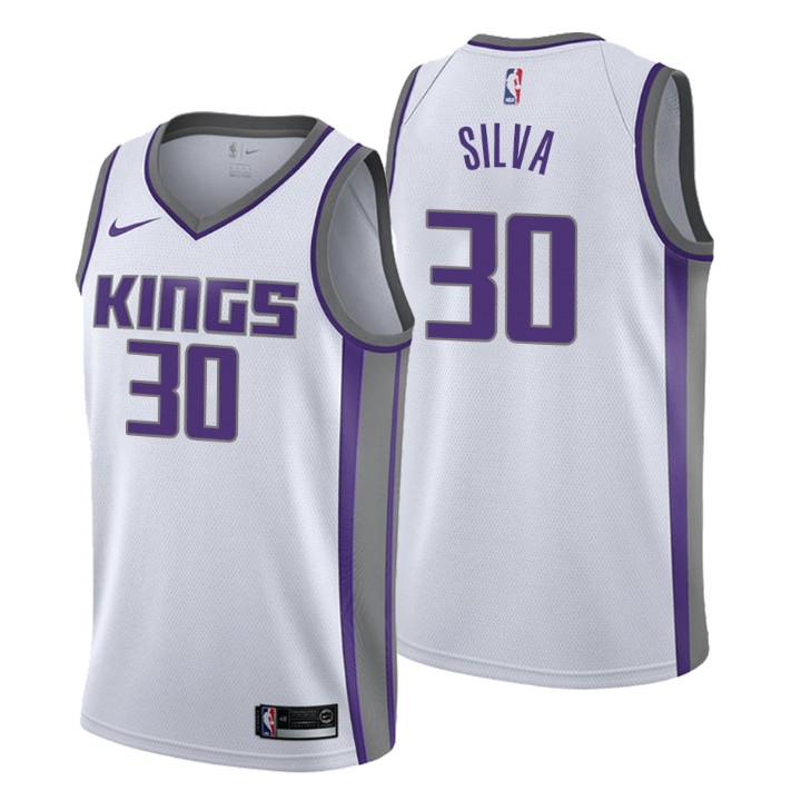 Maillot Basket Sacramento Kings Association Edition Chris Silva No. 30