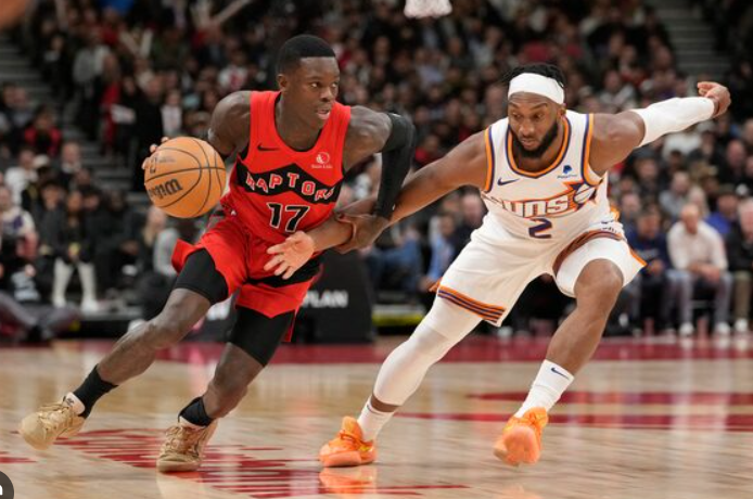 Les Toronto Raptors battent les Phoenix Suns 112-105, OG Anunoby et Nikola Vucevic ont bien joué